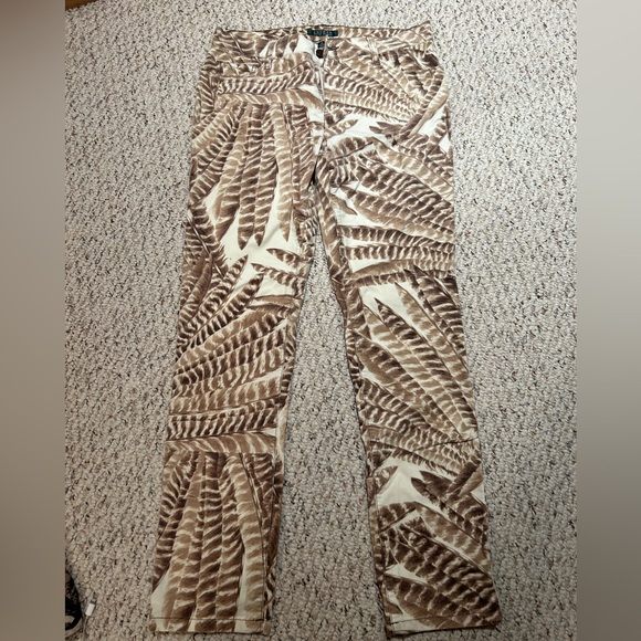 Ralph Lauren Palm Printed Pants - Picture 1 of 5